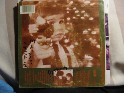 Timbuk3 All I Want For Christmas 7" nimikirjoituksilla