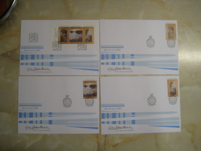 Hienoimmat Suomalaiset postimerkit FDC-kuorissa 4 kuorta(79)