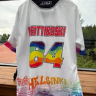 Puna-Mustat game worn Pride pelipaita #84 Ville Veittikoski - pikkukuva 1