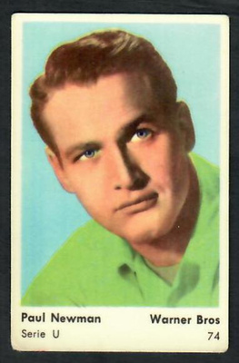 Keräilykuva - Paul Newman Serie U 74 Warner Bros