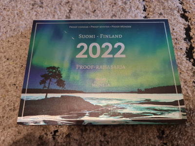 2022 Suomi proof vuosisarja, harvinainen.