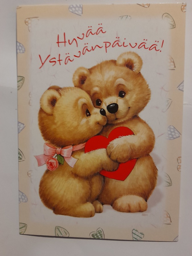 Hyvää Ystävänpäivää! Nallet halaavat