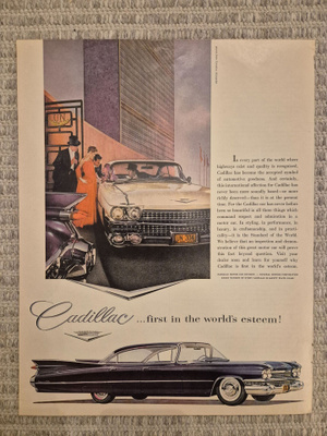 Cadillac 1959 mainos