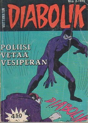 Giussani: Diabolik - POLIISI VETÄÄ VESIPERÄN (1p)