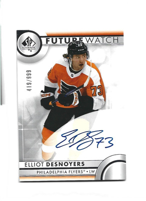 ELLIOT DESNOYERS - FUTURE WATCH - AUTO - num 419/999