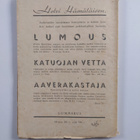 Helvi Hämäläinen : Kuunsokea : runonäytelmä - pikkukuva 2