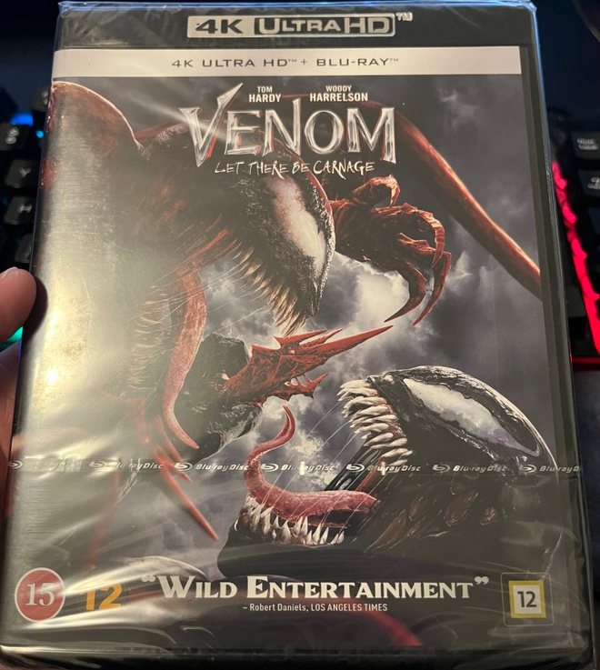 Venom: Let There Be Carnage (4K Ultra HD + Blu-Ray) Uusi