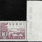 1930 Saimaa 10 mk tummanlila ** Lape 156 II b LSP Lm2 - pikkukuva 2