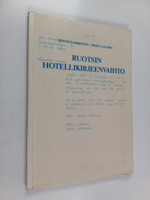 Pentti Laakkonen : Ruotsin hotellikirjeenvaihto