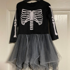 Luuranko naamiaisasu koossa 110cm - pikkukuva 1