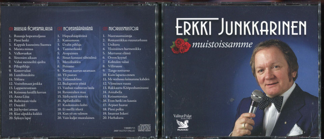 ERKKI JUNKKARINEN . 3. CD-LEVYN BOXI - MUISTOISSAMME .