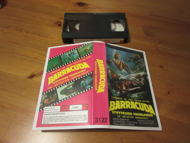 Barracuda – Syvyyksien paholainen (1978) VHS FIx