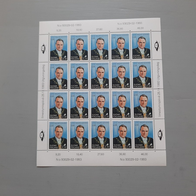Suomi arkki ** 1993 Mauno koivisto presidentti