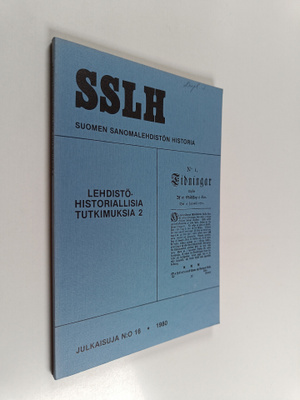 Lehdistöhistoriallisia tutkimuksia 2