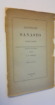 Axel O. Heikel : Kansatieteellinen sanasto kuvien kanssa ...