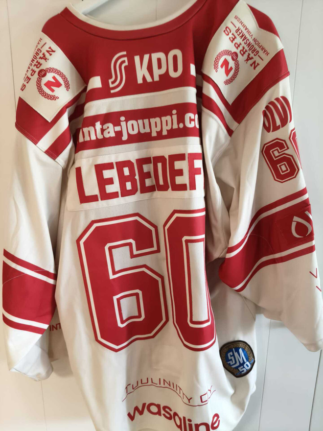 Vaasan Sport Lebedeff game worn