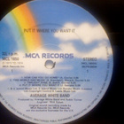 THE AVERAGE WHITE BAND::PUT IT WHERE YOU WANT IT: VINYYLI LP - pikkukuva 2