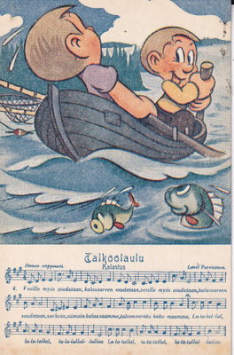 Talkoolaulu, Kalastus , Lauri Parviainen b584