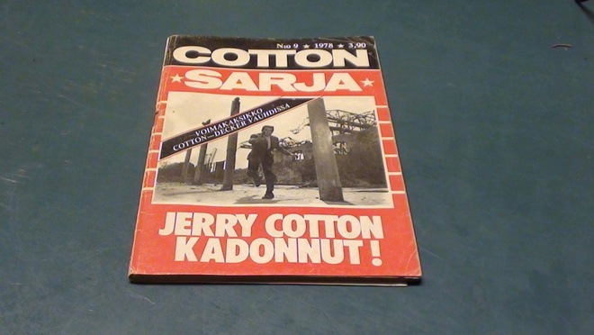 COTTONSARJA nro 9 / 1978 - Jerry Cotton kadonnut!