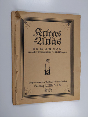 Kriegs-Atlas : 66 karten von den schauplätzen des weltkri...