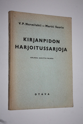 Vilho Paavo Nurmilahti : Kirjanpidon harjoitussarjoja