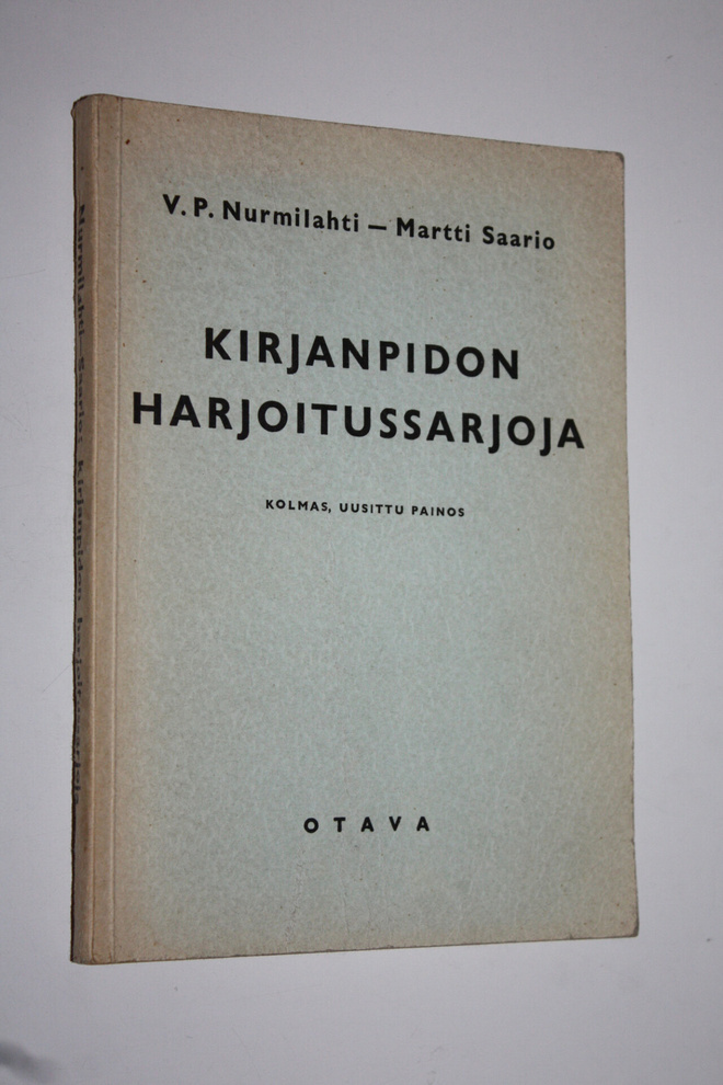 Vilho Paavo Nurmilahti : Kirjanpidon harjoitussarjoja