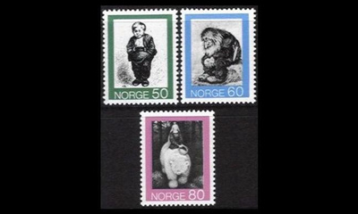 Norja 652-4 ** Kansansatuja II (1972)