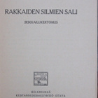 Jaakko Riutta: Rakkaiden silmien sali, Otava 1921. 144 s. - pikkukuva 4