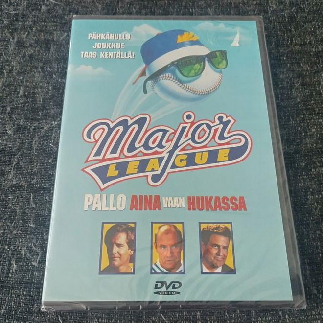Major League -pallo aina vaan hukassa DVD **muoveissa**