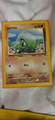 Larvitar #57 Neo Discovery card