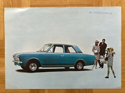 Esite Ford Cortina mk2, noin 1966