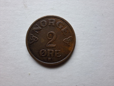 2 ÖRE 1955 Norja