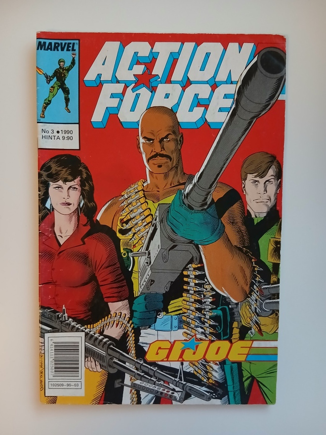 Action force / G.I. Joe sarjakuvalehti (Numero 3 / 1990)
