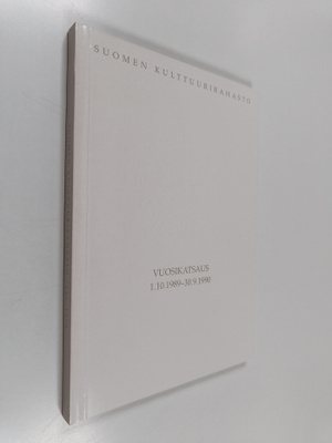 Suomen kulttuurirahasto vuosikatsaus. 1.10.1989-30.9.1990