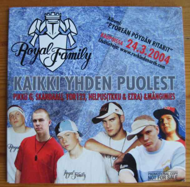 Royal Family: Kaikki yhden puolest - Promo Cd sinkku