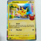 Pikachu - 2024 Trick or Trade Pokemon Promo Holo - pikkukuva 1