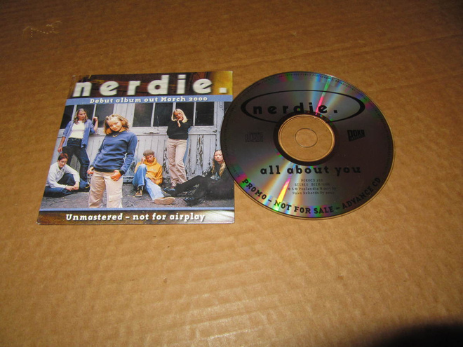 Nerdie CD All About You v.1999 ADVANCE PROMO !! Debyytti