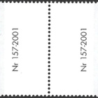 Åland 2001 Tuulimyllyt 7,00 mk välilöpari numero ** LaPe 193 - pikkukuva 2