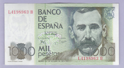 Espanja 1000 Pesetas v.1979 P-158a