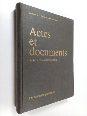 Actes et documents de la session extraordinaire 13 au 26 ...