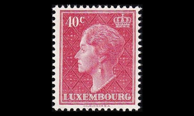Luxemburg 446 ** Käyttösarja Charlotte 40 C (1948)