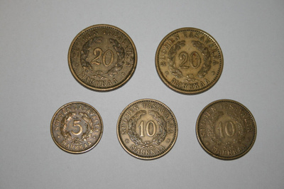 Suomi 5mk,10mk,20mk kolikot
