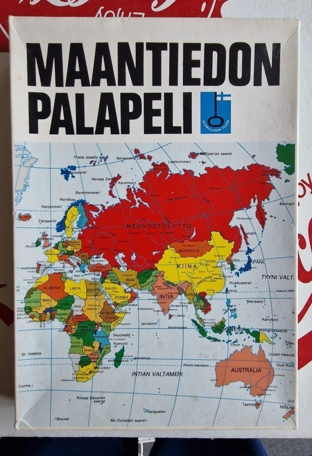 Yhdysvallat Maantiedon vintage palapeli