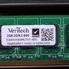 Veritech  2GB 2DDR-800Mhz 2kpl muistia - pikkukuva 1