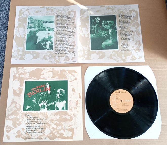LOU REED BERLIN LP + ESITE LEHTINEN