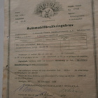 Autovakuutus, Pohjola, 1928 - pikkukuva 1