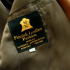 Finnish Leather Fashion miesten toffeenvärinen nahkatakki - pikkukuva 4