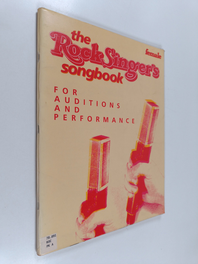 The rock singer's songbook for auditions and performance ...