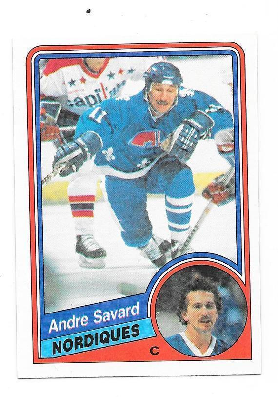 1984-85 OPC #288 Andre Savard Quebec Nordiques