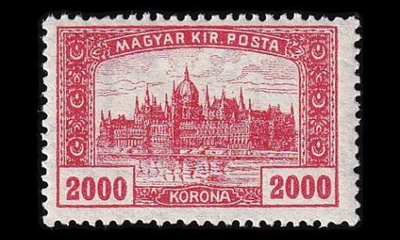 Unkari 397 ** Parlamenttirakennus 2000 Kr (1924)